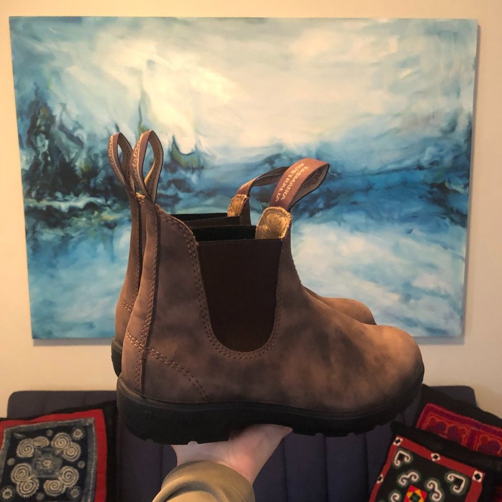 Blundstone 585 Leather Lined Boot in Rustic Brown